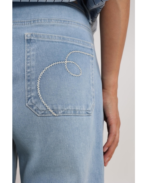 NUKUS Scarlet Pants 24 bleached denim