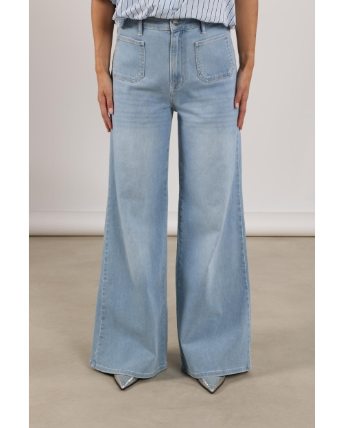 NUKUS Scarlet Pants 24 bleached denim