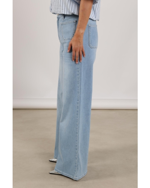 NUKUS Scarlet Pants 24 bleached denim