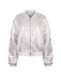 NUKUS Babette Bomber 374 silver/camel