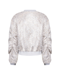 NUKUS Babette Bomber 374 silver/camel