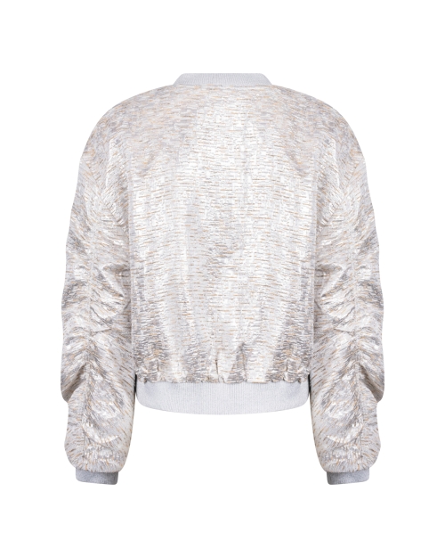 NUKUS Babette Bomber 374 silver/camel