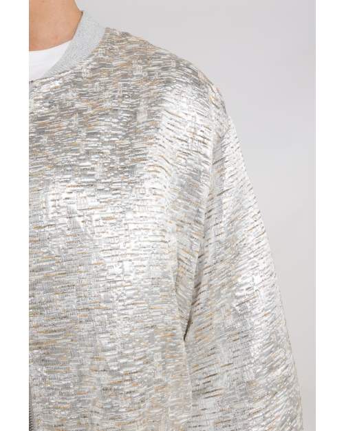 NUKUS Babette Bomber 374 silver/camel