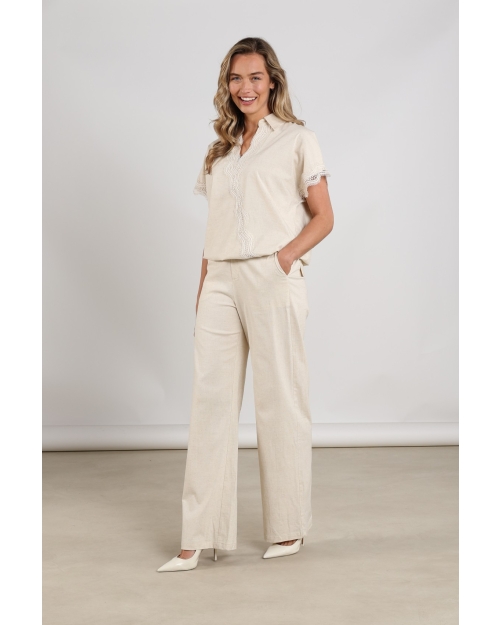 NUKUS Eline Pants 9 sand