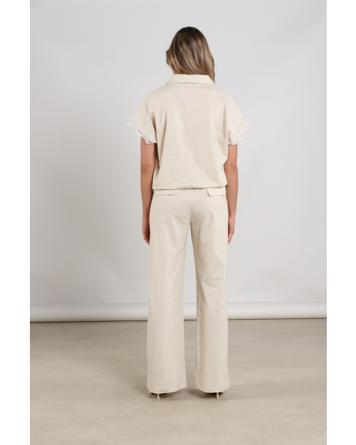 NUKUS Eline Pants 9 sand