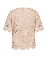 NUKUS Octavia Top Flower 239 sand/gold