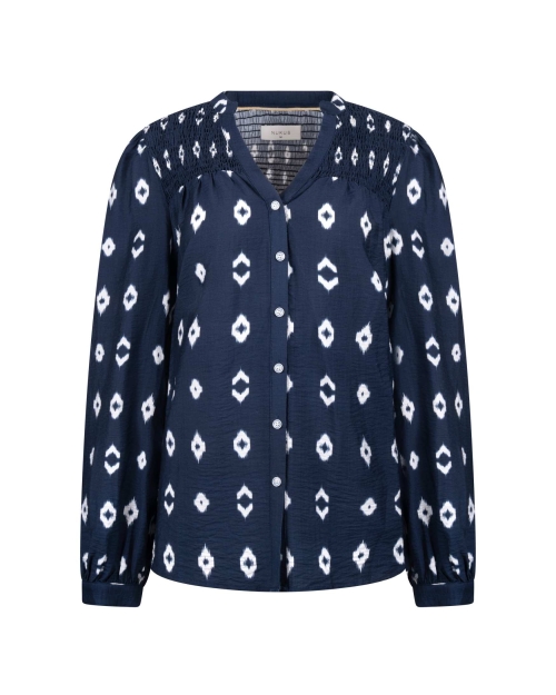 NUKUS Philou Blouse 70 navy