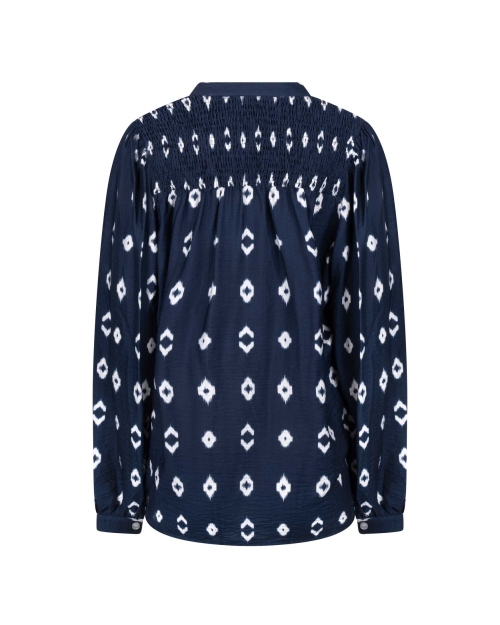 NUKUS Philou Blouse 70 navy
