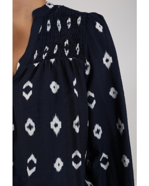 NUKUS Philou Blouse 70 navy