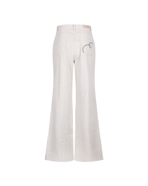NUKUS Senna Pants Stripe 219 offwhite/navy