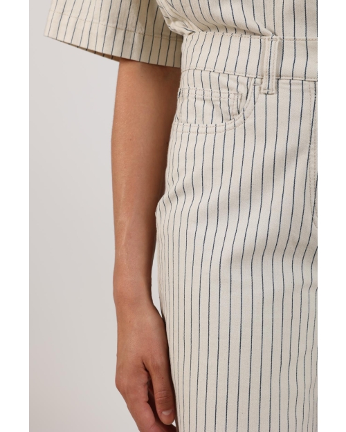 NUKUS Senna Pants Stripe 219 offwhite/navy