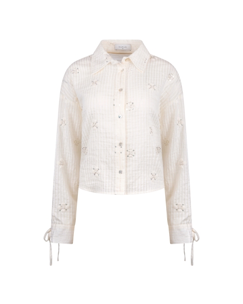 NUKUS Bailey Blouse Beads 17 off white