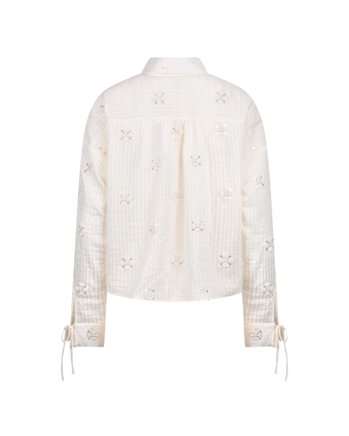 NUKUS Bailey Blouse Beads 17 off white