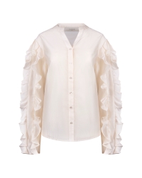 NUKUS Margriet Blouse 17 off white