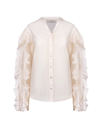 NUKUS Margriet Blouse 17 off white