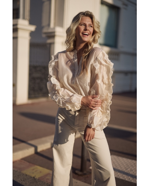 NUKUS Margriet Blouse 17 off white