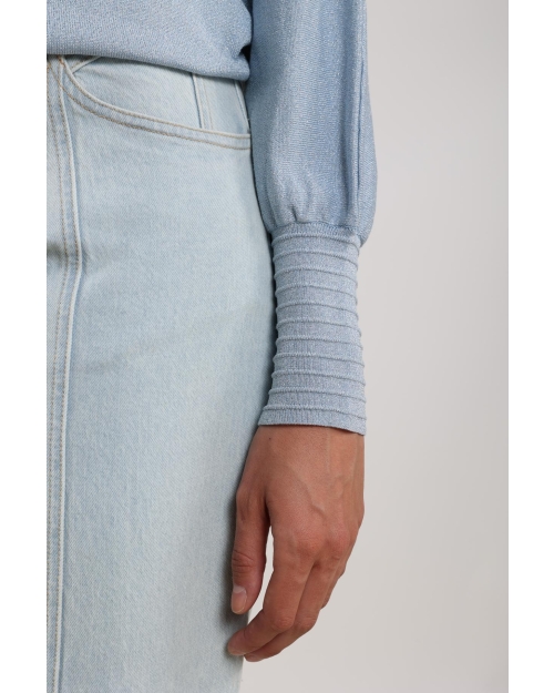 NUKUS Jorien Pullover Lurex 312 cloudy