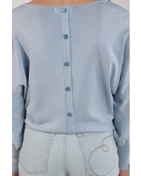 NUKUS Jorien Pullover Lurex 312 cloudy