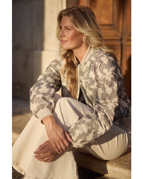 NUKUS Charlie Bomber Cross 296 sand/navy