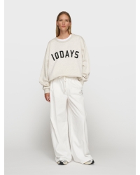 10 Days THE STATEMENT SWEATER soft white melee