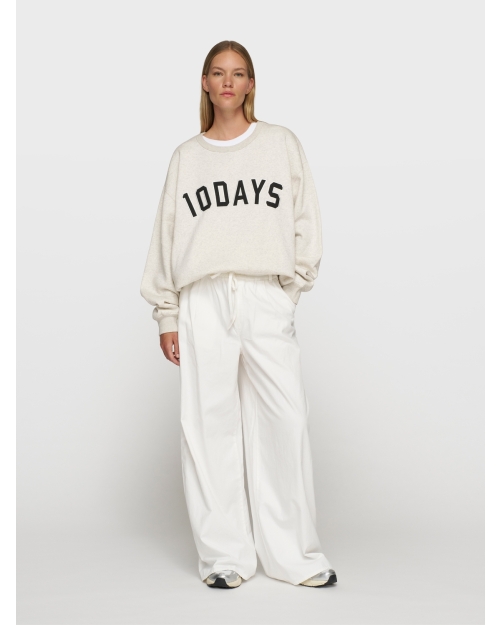 10 Days THE STATEMENT SWEATER soft white melee