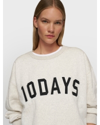 10 Days THE STATEMENT SWEATER soft white melee