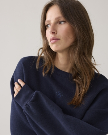 Summum Sweatshirt Soft sweat 495 Midnight blue