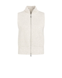 Yaya Mouwloos vest met rits 990402