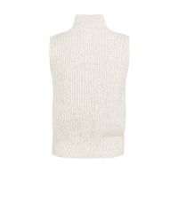 Yaya Mouwloos vest met rits 990402