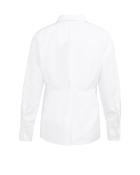 Yaya Poplin blouse met splitdetail 00000