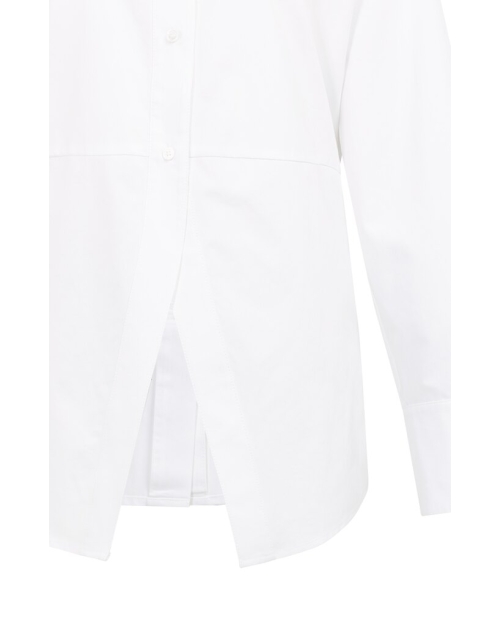 Yaya Poplin blouse met splitdetail 00000
