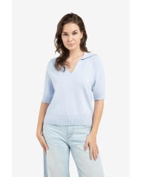 Yaya Trui met kraag en korte mouwen 99048
