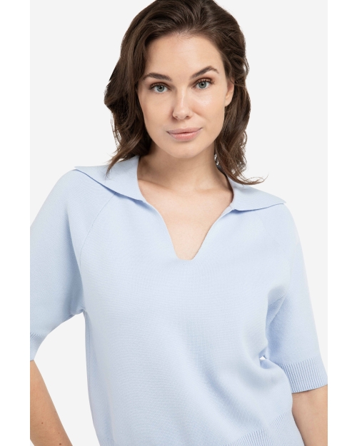 Yaya Trui met kraag en korte mouwen 99048