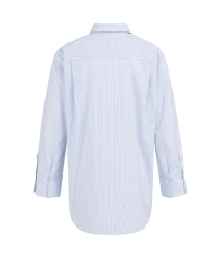 Yaya Gestreepte boyfriend blouse 990481