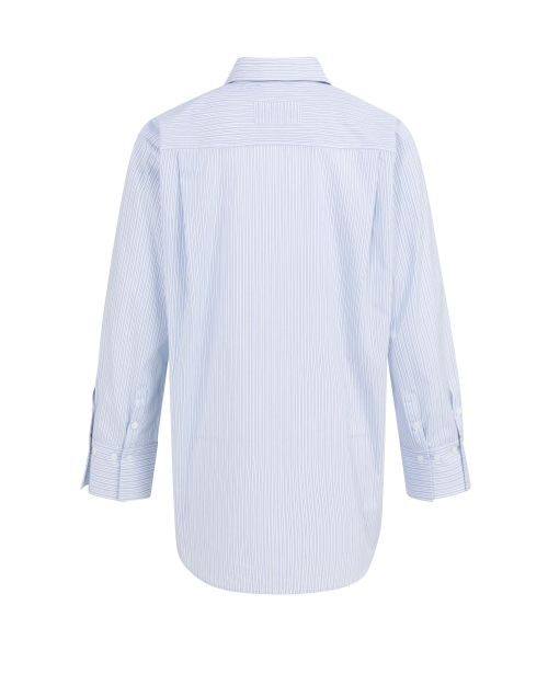 Yaya Gestreepte boyfriend blouse 990481