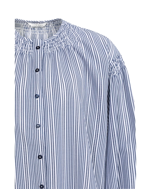 Yaya Gestreepte blouse met plooien 939231