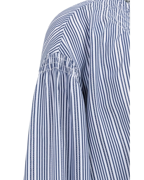 Yaya Gestreepte blouse met plooien 939231
