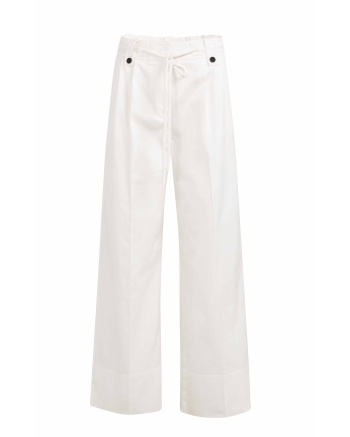 Yaya Geweven broek met strikkoord 99049