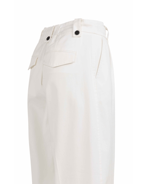 Yaya Geweven broek met strikkoord 99049