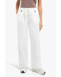Yaya Geweven broek met strikkoord 99049