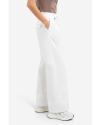 Yaya Geweven broek met strikkoord 99049