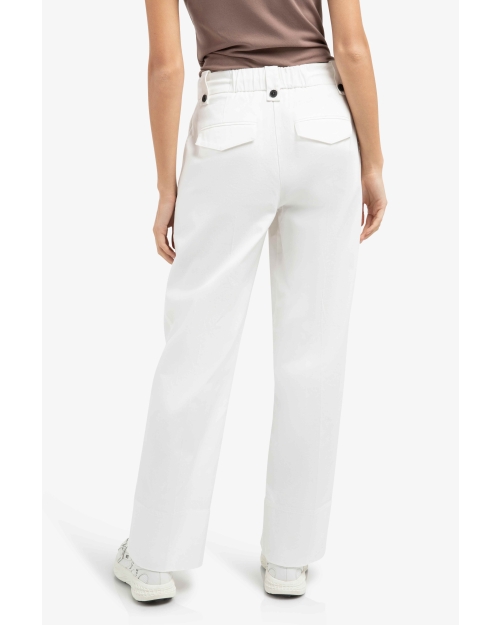 Yaya Geweven broek met strikkoord 99049