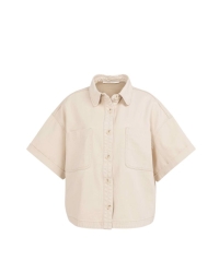 Yaya Denim jasje met korte mouwen 99056