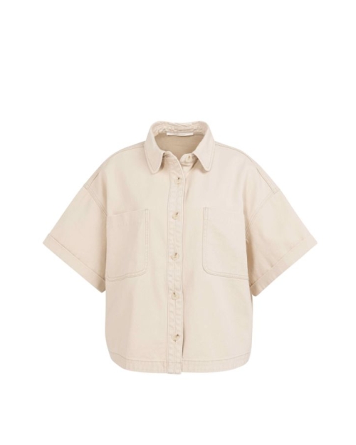 Yaya Denim jasje met korte mouwen 99056