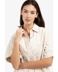 Yaya Denim jasje met korte mouwen 99056