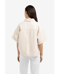 Yaya Denim jasje met korte mouwen 99056