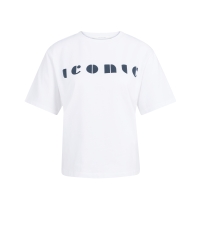 Yaya Boyfriend T-shirt met print 000001