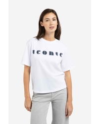 Yaya Boyfriend T-shirt met print 000001