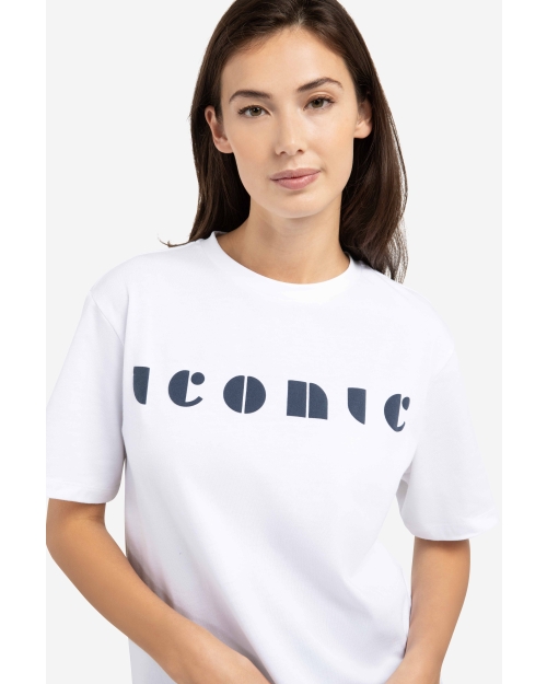 Yaya Boyfriend T-shirt met print 000001