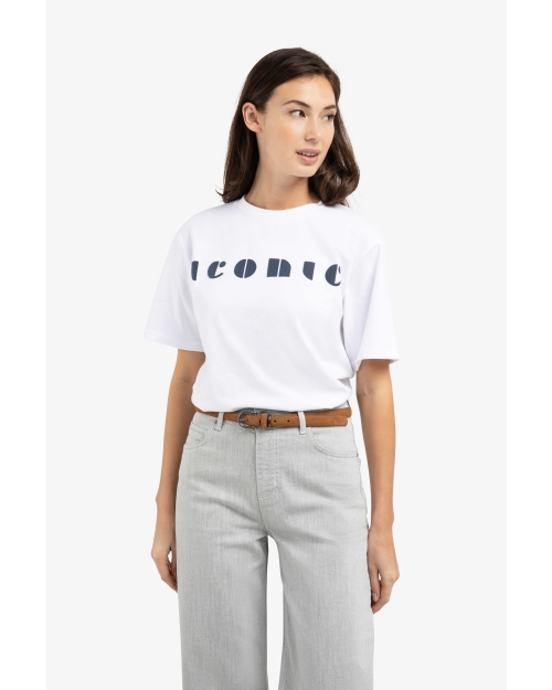 Yaya Boyfriend T-shirt met print 000001